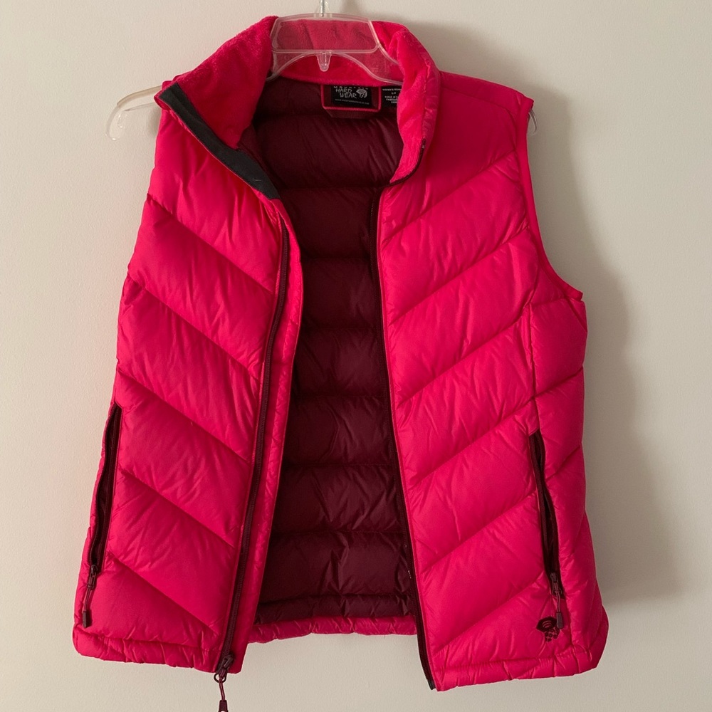 NWOT Pink Zip Vest